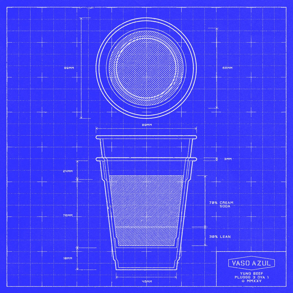 VASO AZUL