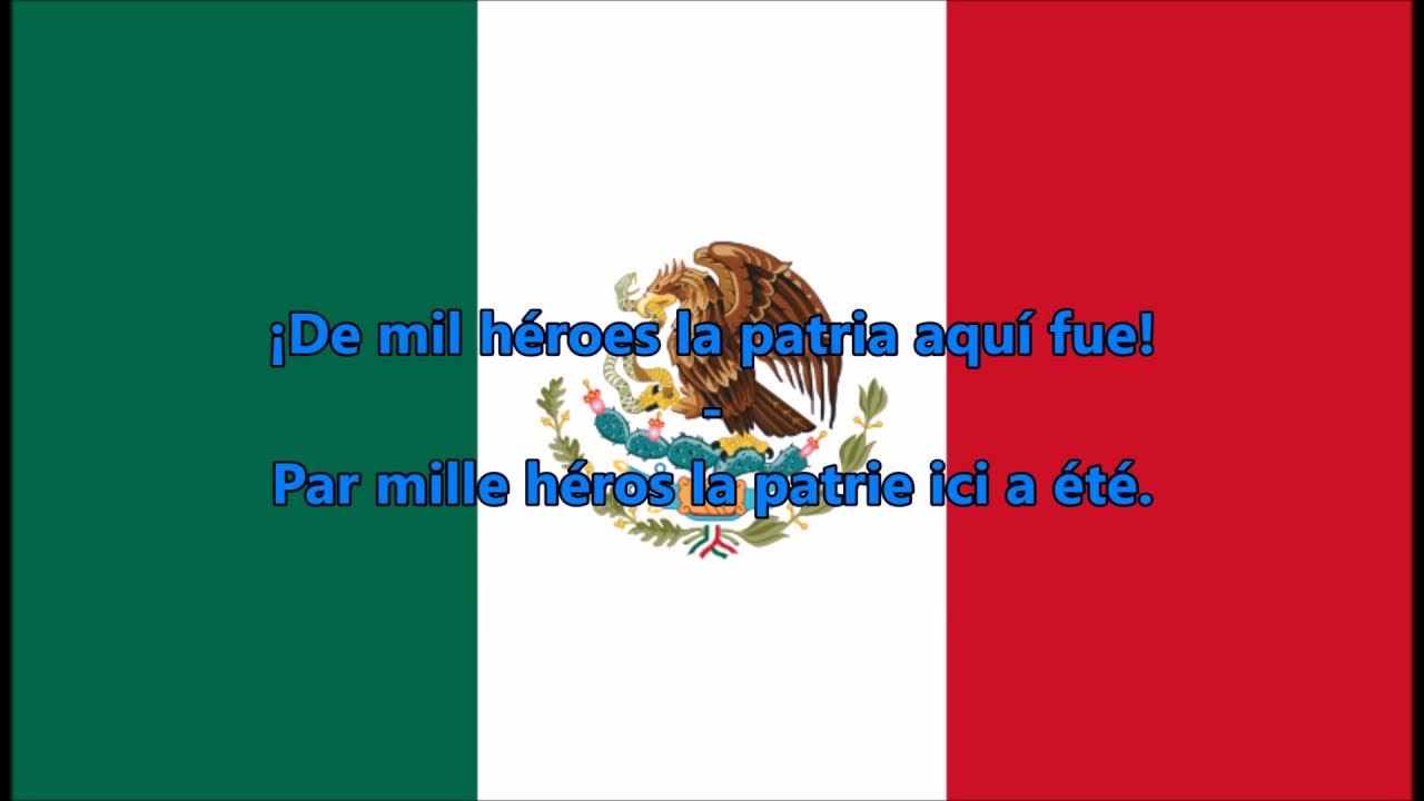 Hymne national mexicain (ES/FR paroles) - Anthem of Mexico