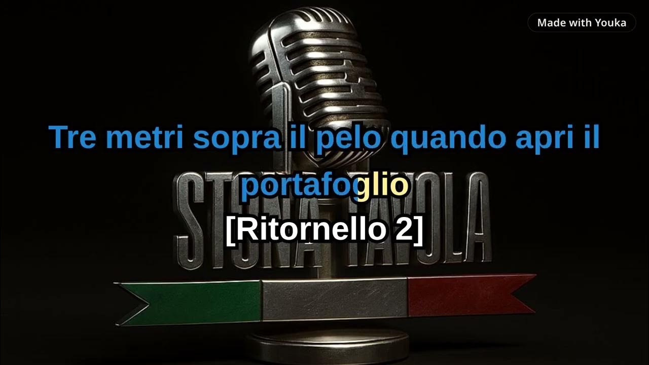 DONNE RICCHE (Acoustic Version) - Tony Pitony (Testo)
