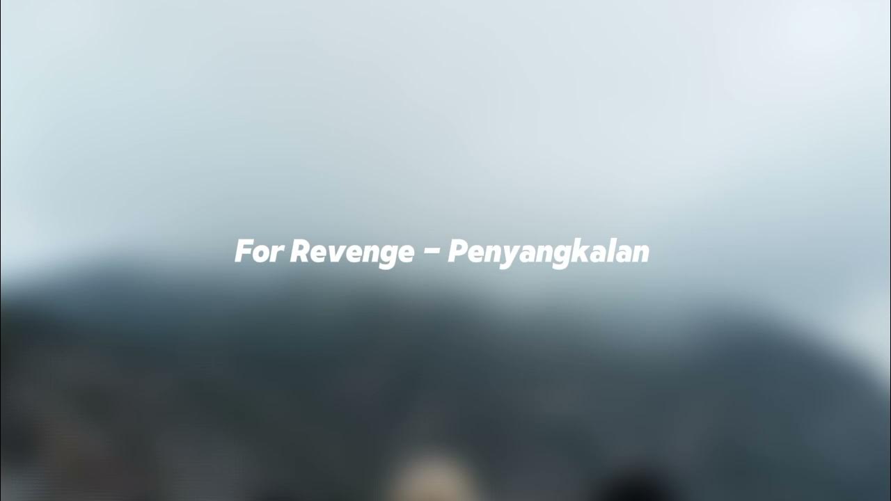 For Revenge - Penyangkalan (slowed & reverb) earphone recommended 