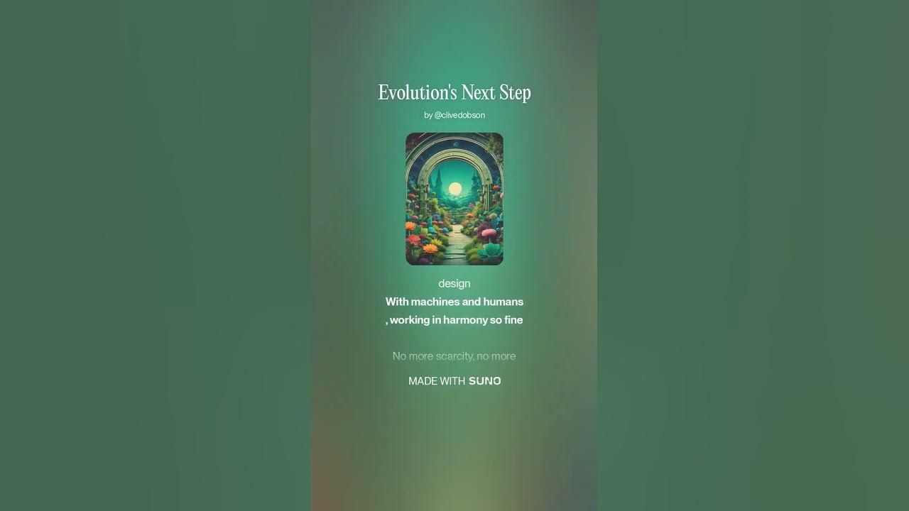 Evolution's Next Step #AI #Song by #Suno #lyrics by #Meta #music #newmusic 