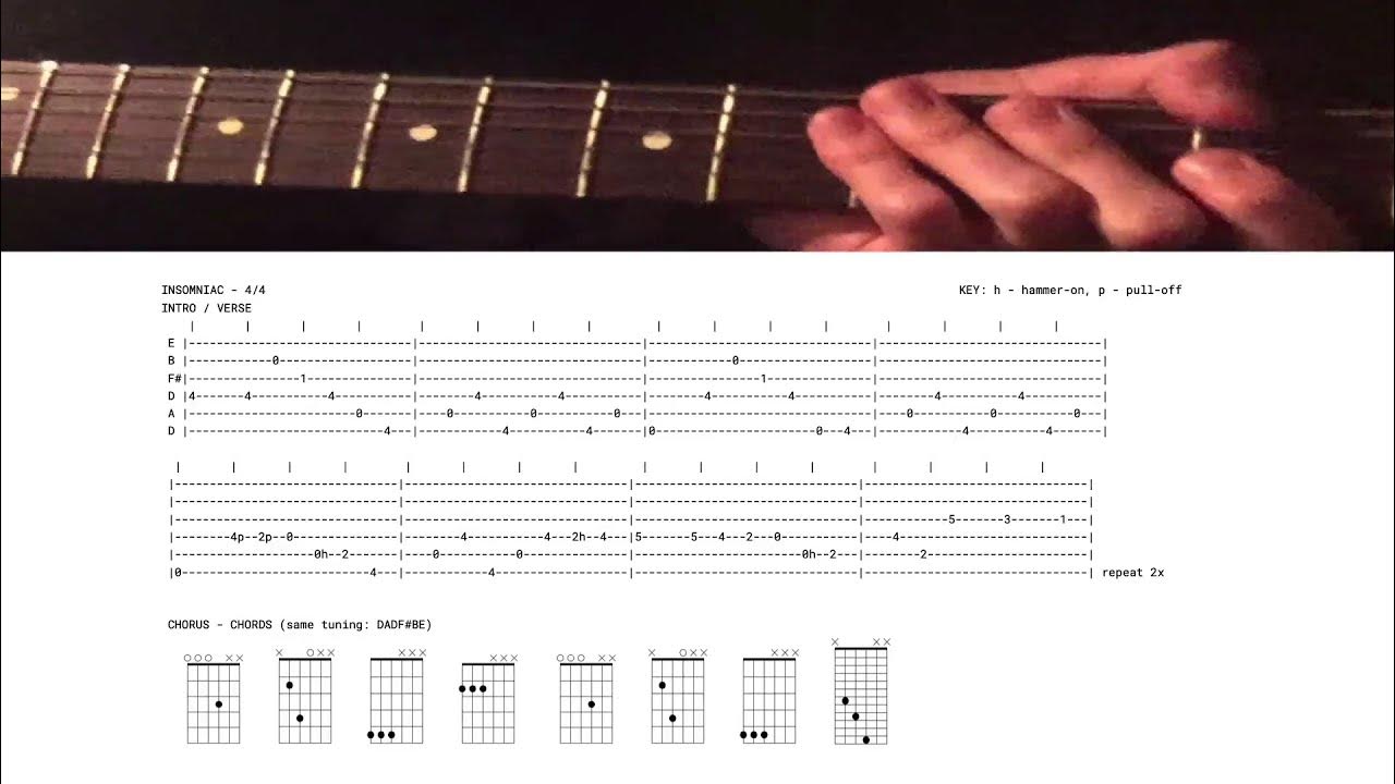 Memo Boy & Chakra Efendi - Insomniac (Guitar Tab)