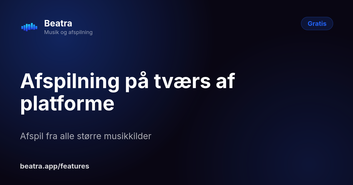 Afspilning på tværs af platforme