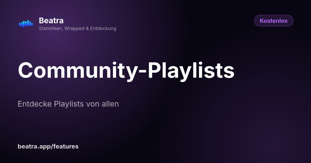 Community-Playlists