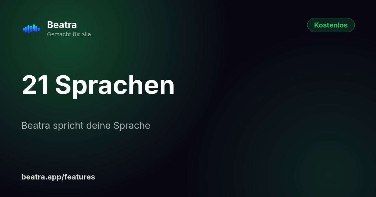 21 Sprachen