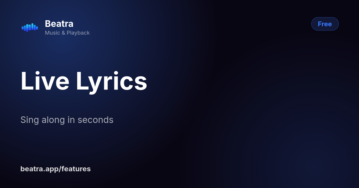 Live Lyrics