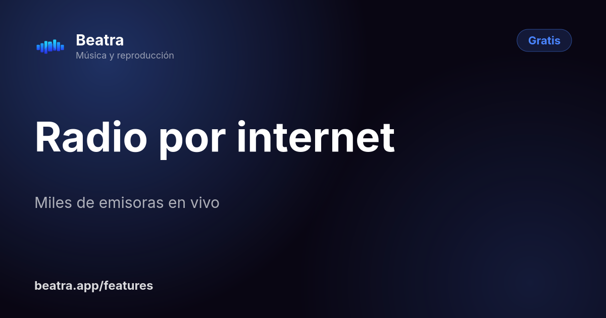 Radio por internet