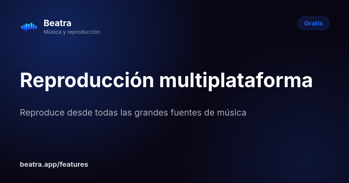 Reproducción multiplataforma