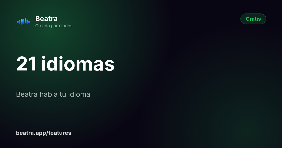 21 idiomas