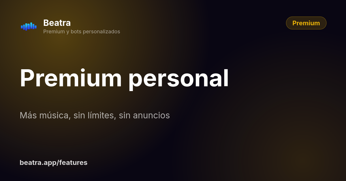 Premium personal