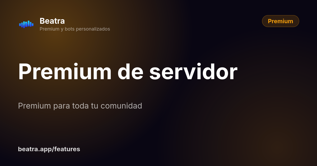 Premium de servidor