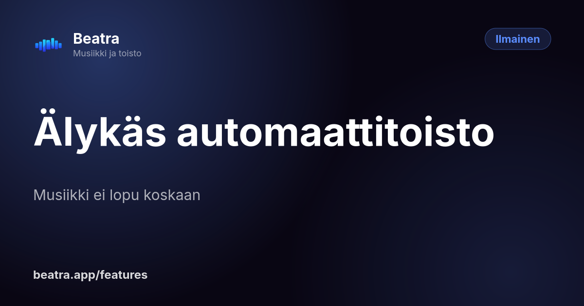 Älykäs automaattitoisto