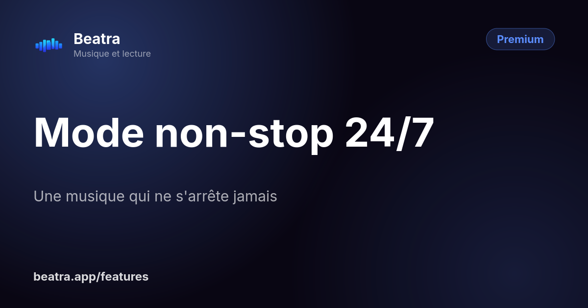 Mode non-stop 24/7