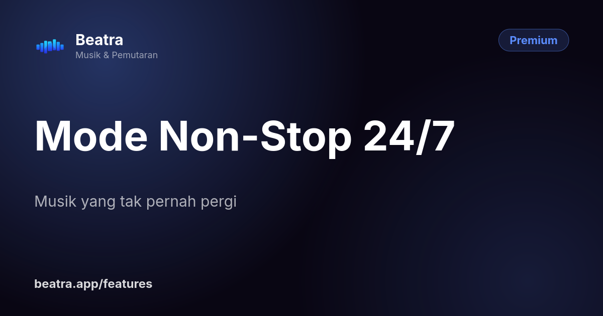 Mode Non-Stop 24/7