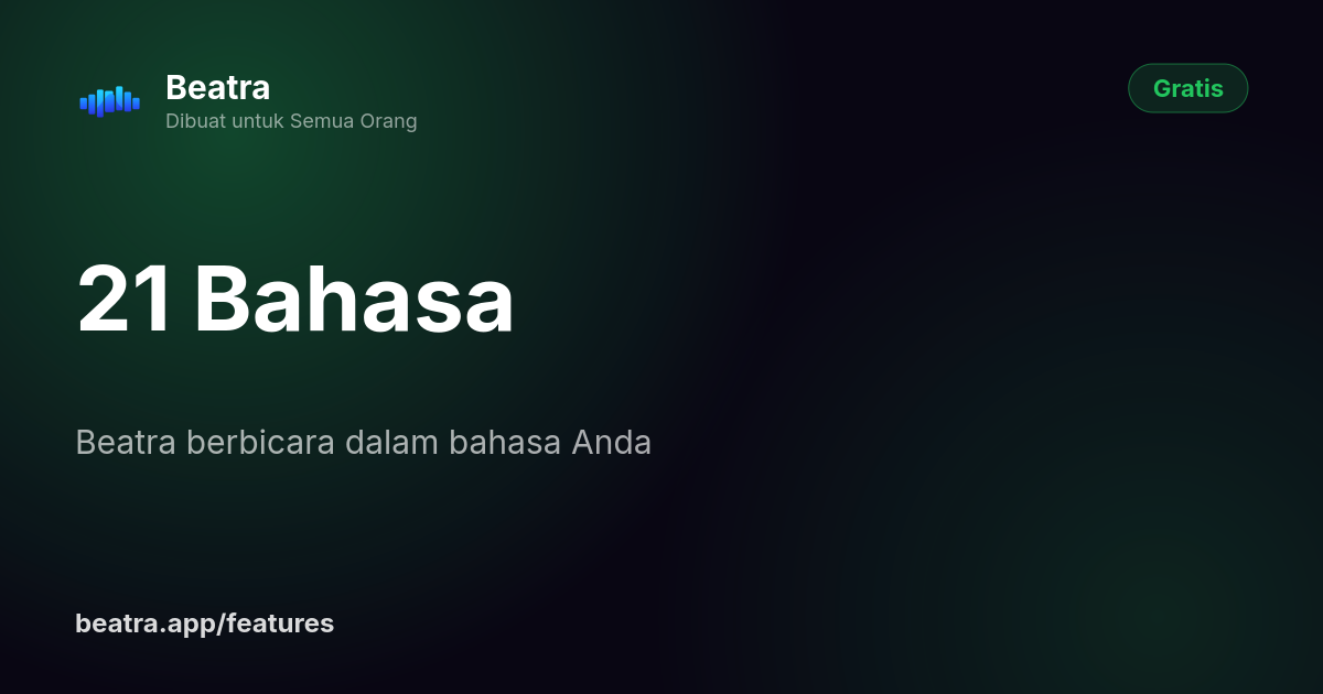 21 Bahasa