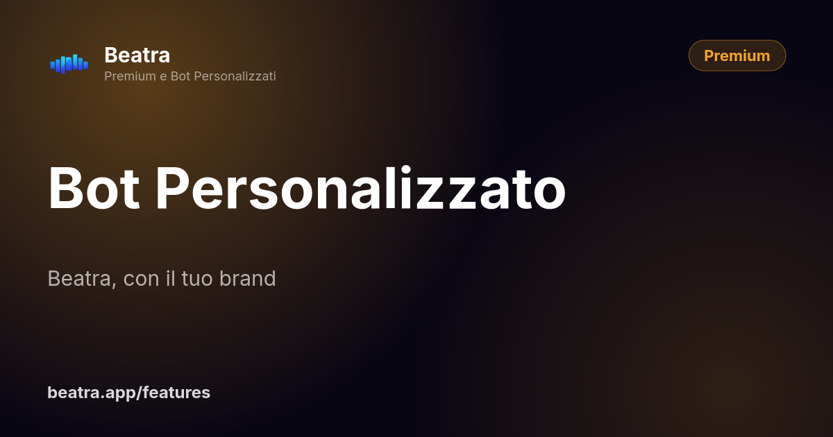 Bot Personalizzato