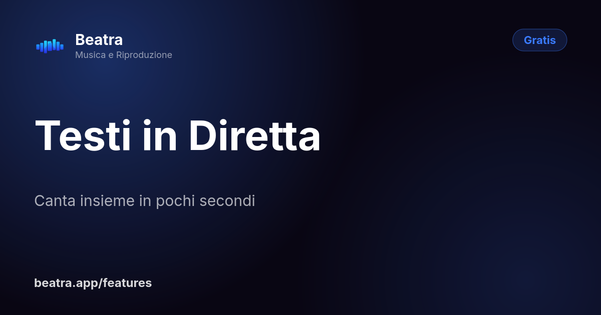 Testi in Diretta