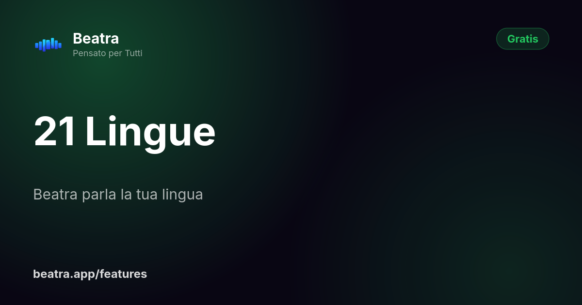 21 Lingue
