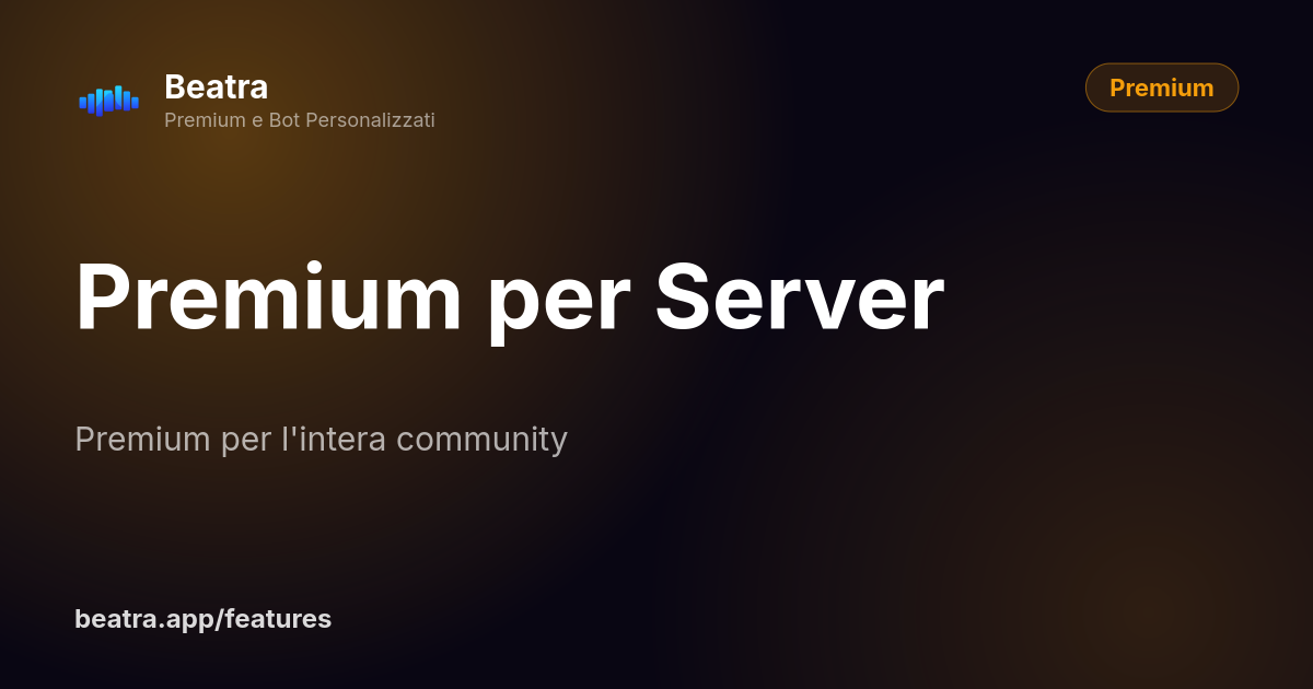 Premium per Server