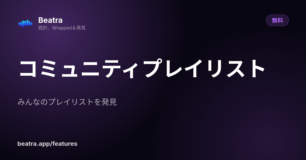 コミュニティプレイリスト