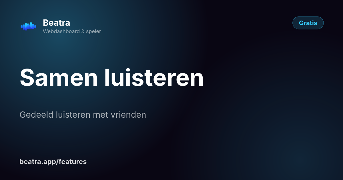 Samen luisteren