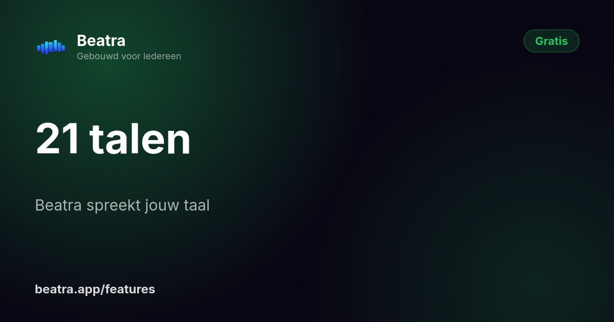 21 talen