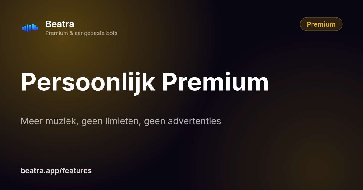 Persoonlijk Premium