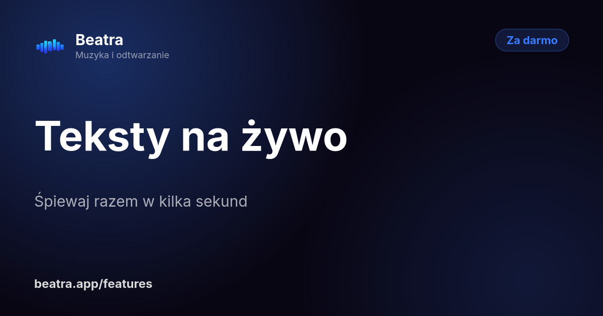 Teksty na żywo