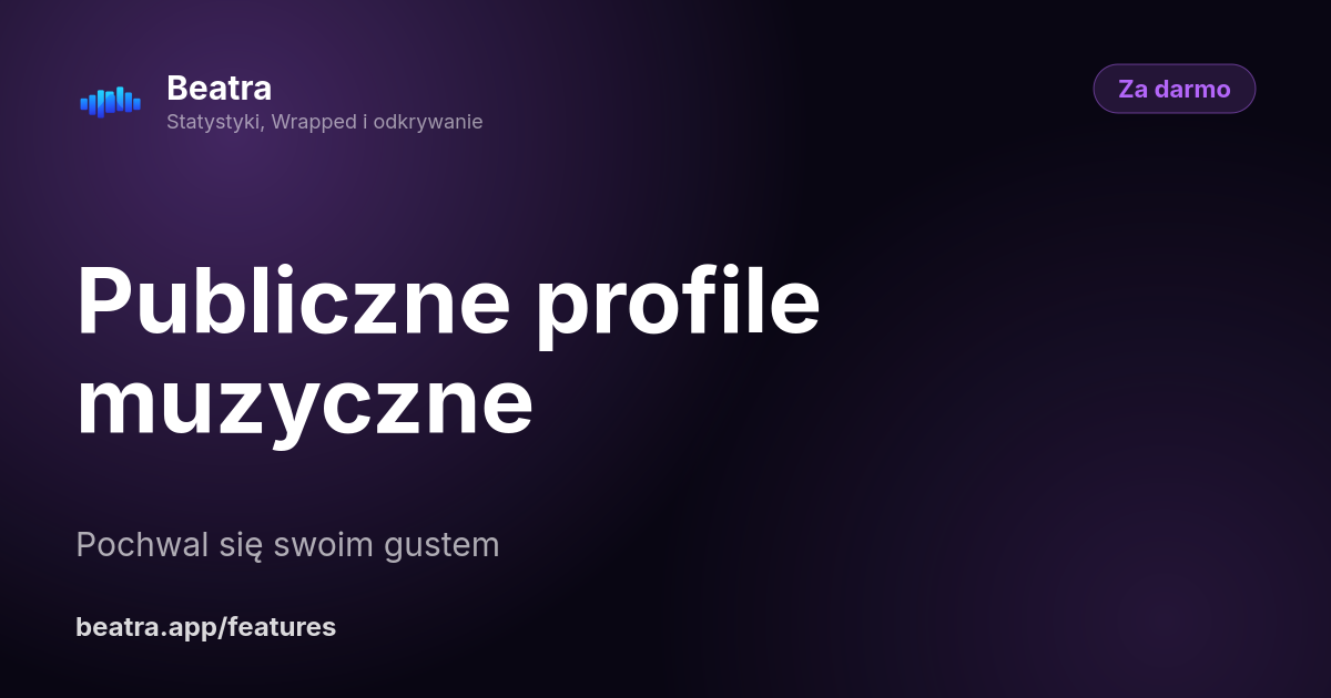 Publiczne profile muzyczne