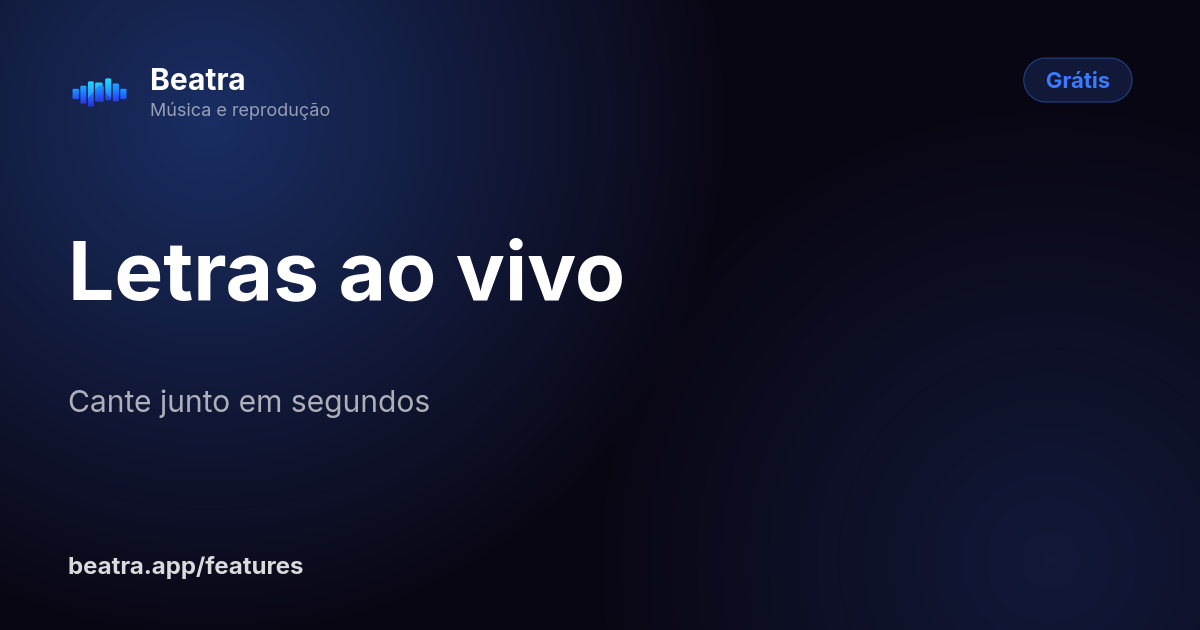 Letras ao vivo