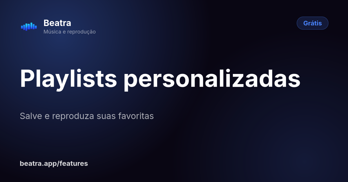Playlists personalizadas