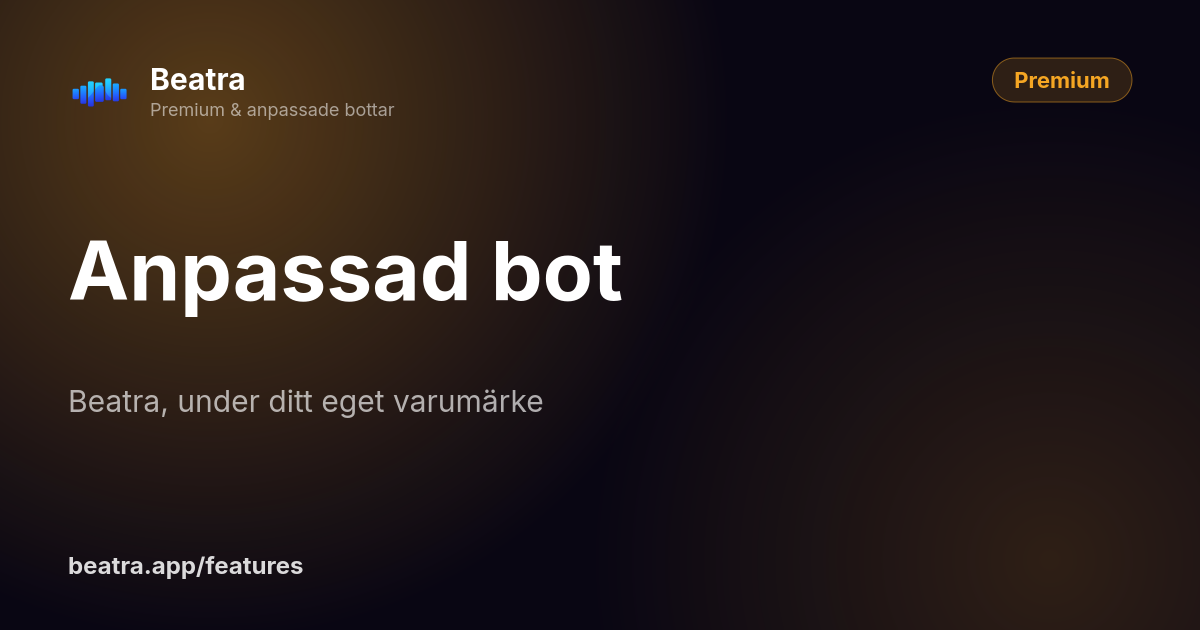 Anpassad bot