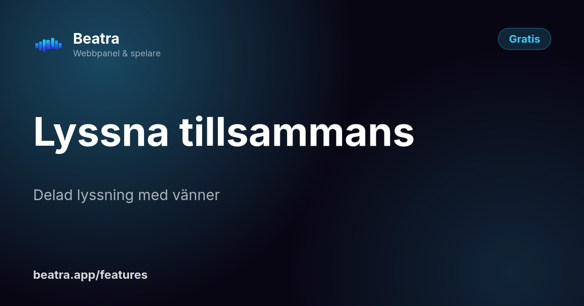 Lyssna tillsammans