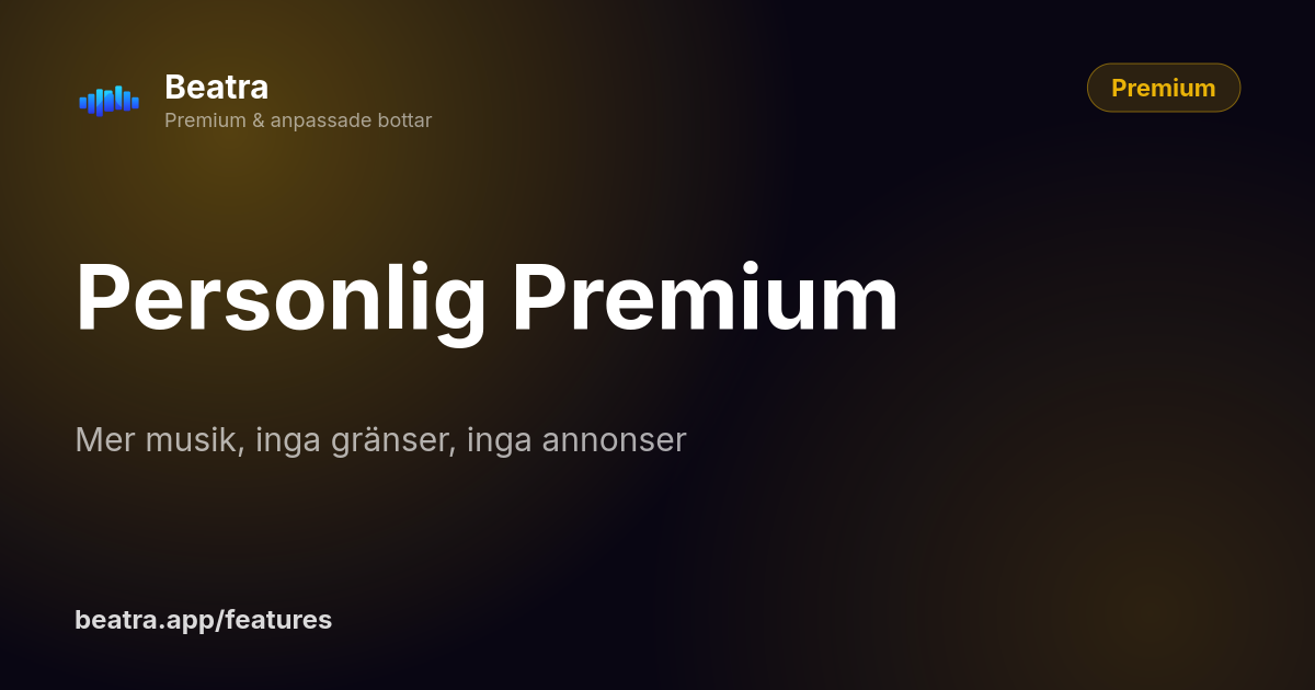 Personlig Premium