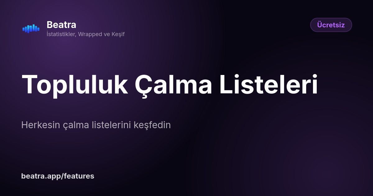Topluluk Çalma Listeleri