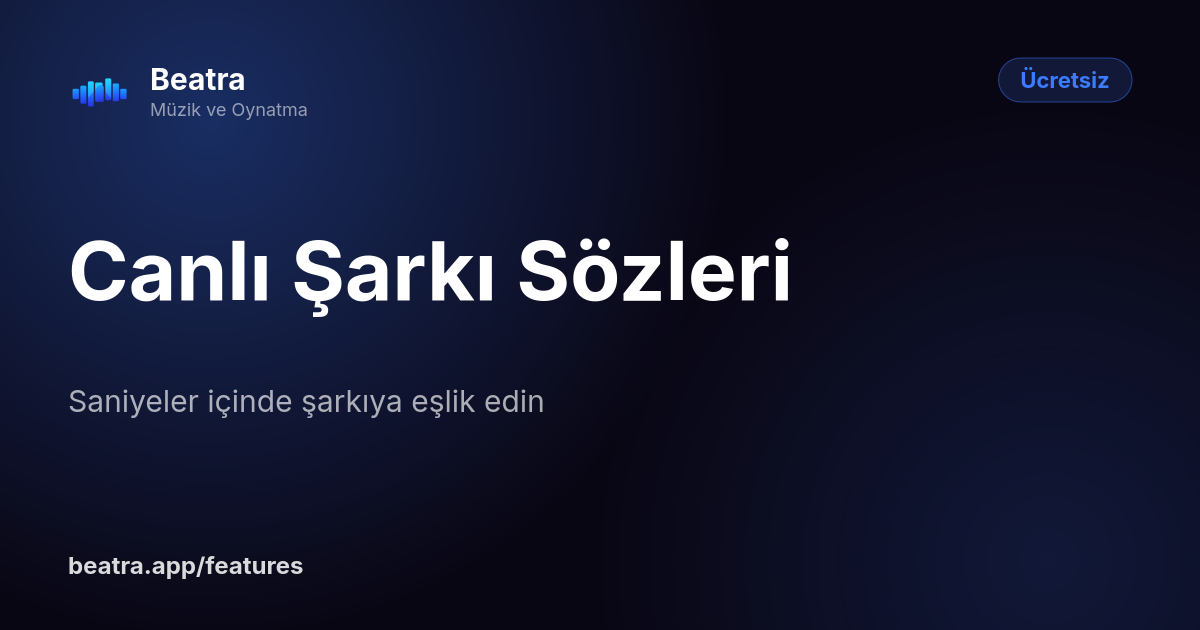 Canlı Şarkı Sözleri