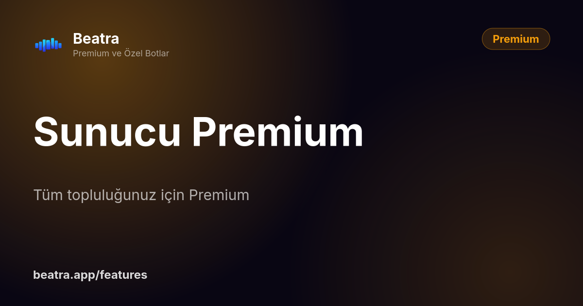 Sunucu Premium